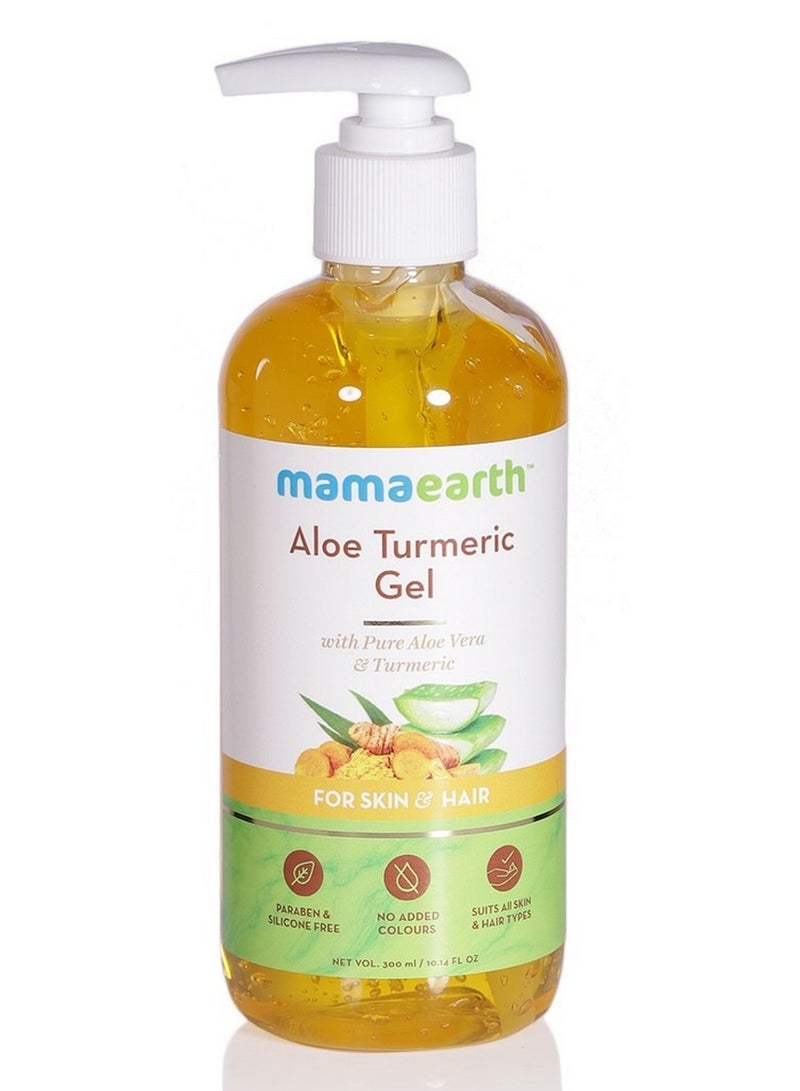Mamaearth Aloe Turmeric Gel For Skin & Hair 300 ML